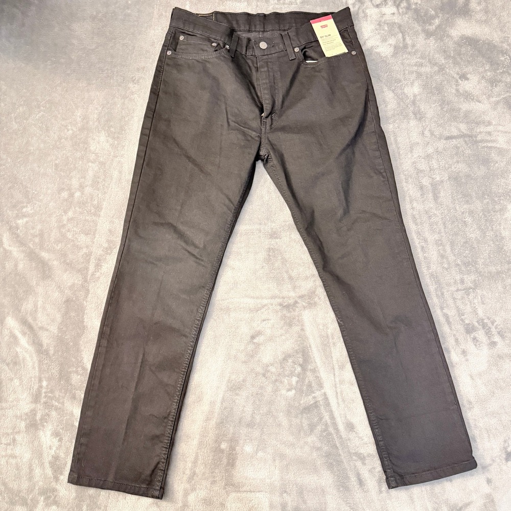 Levis 511 Slim Jeans Mens 34x29 Black Advanced Stretch Pants New NWT